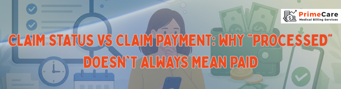 Claim Status vs Claim Payment Why Processed Doesn't Always Mean Paid