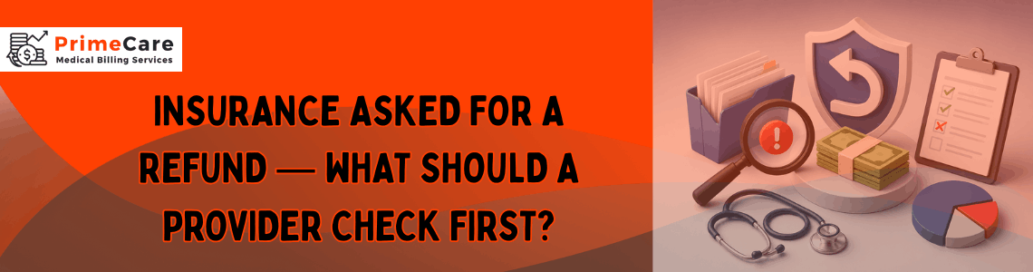 Insurance Asked for a Refund — What Should a Provider Check First