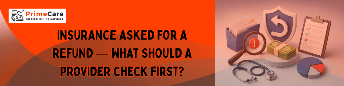 Insurance Asked for a Refund — What Should a Provider Check First