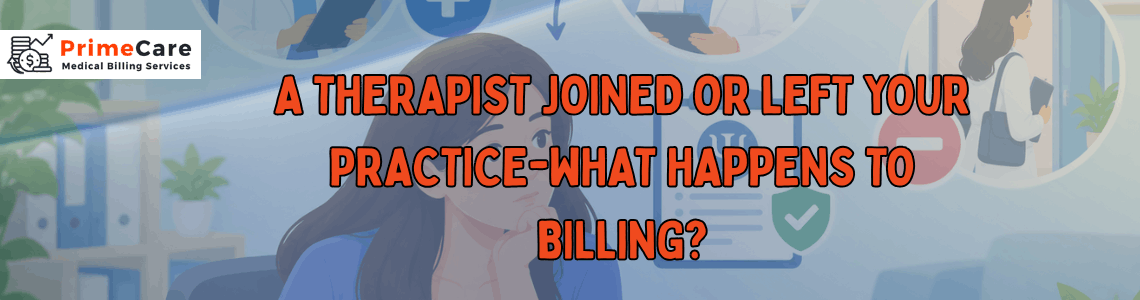 A Therapist Joined or Left Your Practice—What Happens to Billing