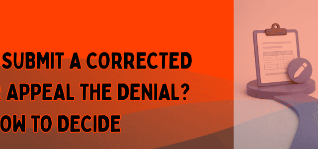 Should I Submit a Corrected Claim or Appeal the Denial How to Decide