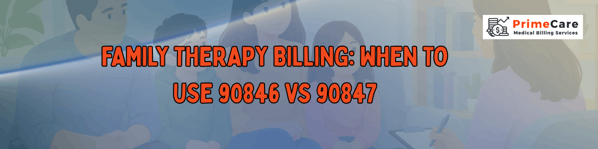 Family Therapy Billing When to Use 90846 vs 90847