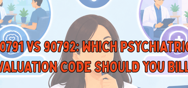 90791 vs 90792 Which Psychiatric Evaluation Code Should You Bill