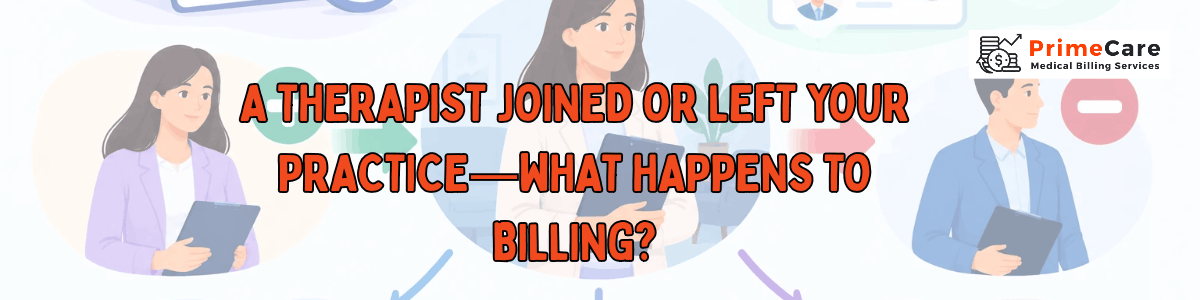 A Therapist Joined or Left Your Practice—What Happens to Billing