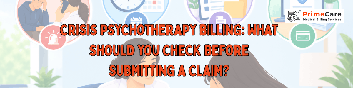 Crisis Psychotherapy Billing What Should You Check Before Submitting a Claim